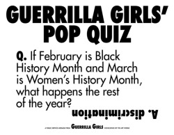 contemporary-art-blog:Guerrilla Girls