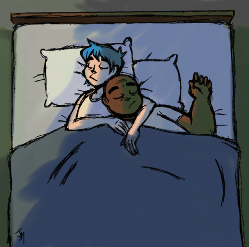 jacmirie: 2russ nap doodle yes, i still like this pairing