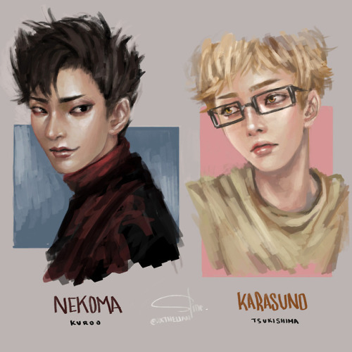 ax-thelian: quick sketches of my favourites from Haikyuu (couldn’t be bothered to draw anything that