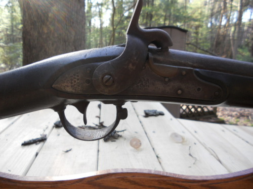 peashooter85:This Old Musket —- Springfield M1840,My dad and I salvaged this old musket from the flo