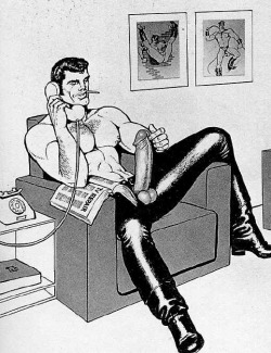 toonass:  Tom of Finland - TV Repair part 1  Wow&hellip; its just a cartoon but&hellip; damn