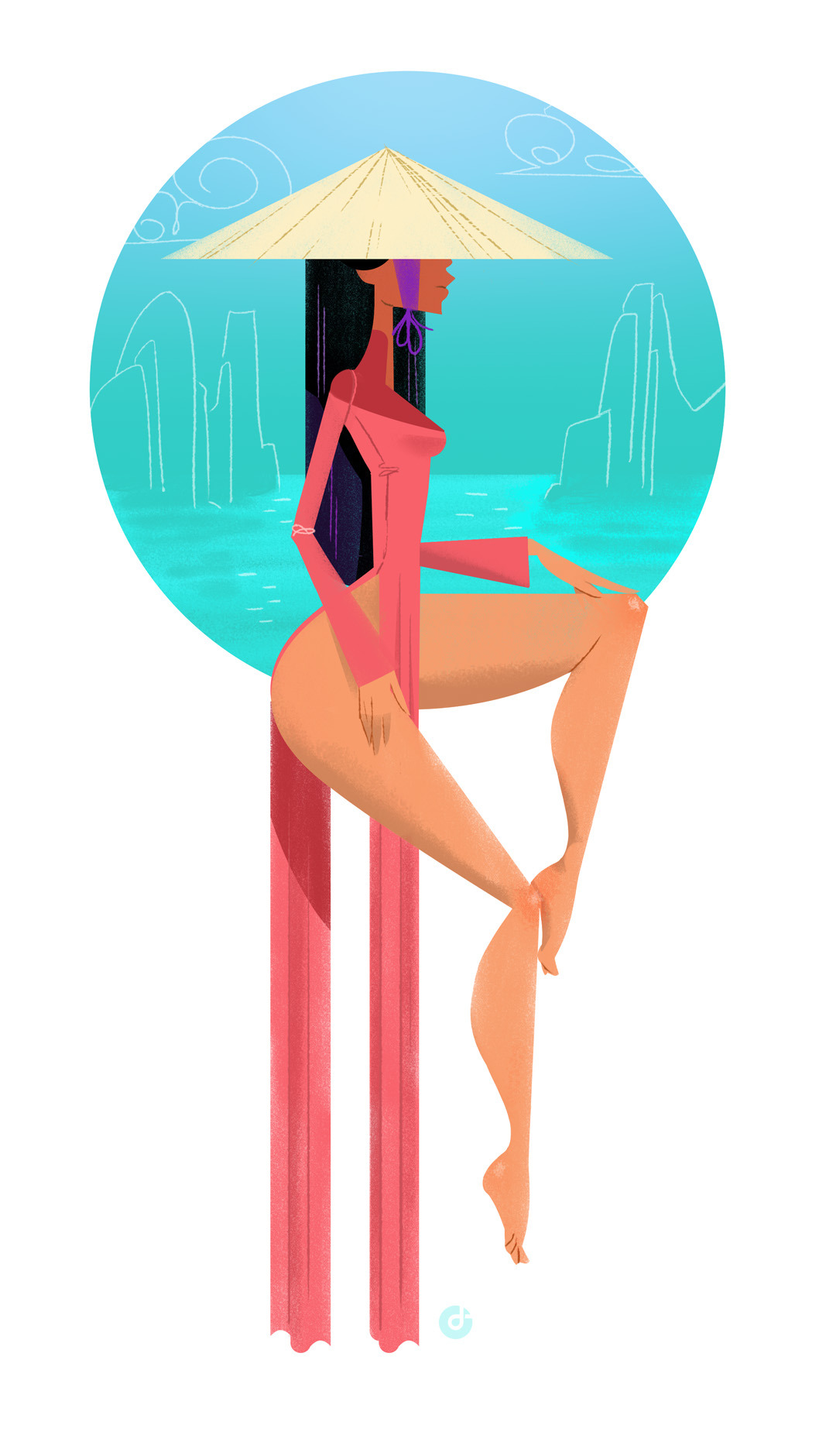 nosketches:  Vietnamese pinup 