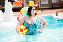 authenticallyemmie:  Swim swim swim! Wearing a Simply Be tankini. See more here: http://authenticallyemmie.com/2016/07/plus-size-swim-style-with-simplybe/   Nice.  I’m going to jerk off looking at these pics.