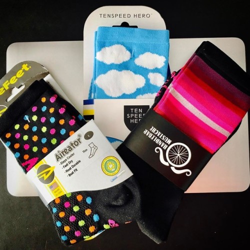 lupradoa:New socks day thanks to @kitfit.nl  #sockgame #sockdoping #defeet #aireator #handlebarmusta