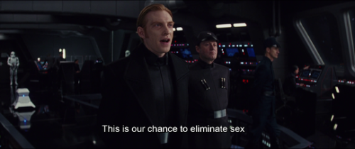 alkonium: celticpyro:  skip-is-tired:  thesovereignempress:   pixelrey: Source: u/Achaewa on reddit [x] “This is our chance to eliminate sex” YOU FIEND!!!!!!!!!!!!!! Now I ask SW fandom who is the real villain, because it’s certainly not Kylo! 