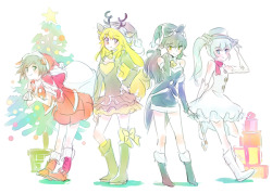 rwby-fan:  “Christmas doodle” by   いえすぱ