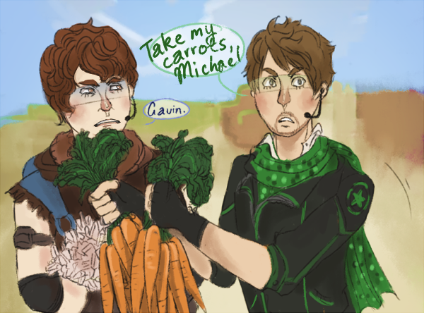 yinxiing:  yinxiing:   take my carrots, michael. hold my carrots.  michael went out