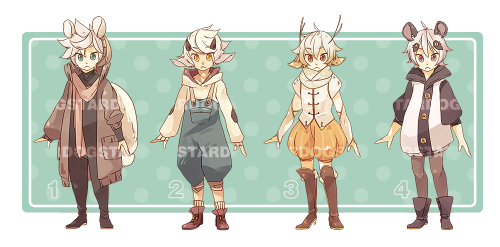 star-dog:  ehehe i’m auctioning off some adoptables… please support feel free to send a bid through 