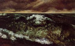 artist-courbet: The Angry Sea, 1869, Gustave