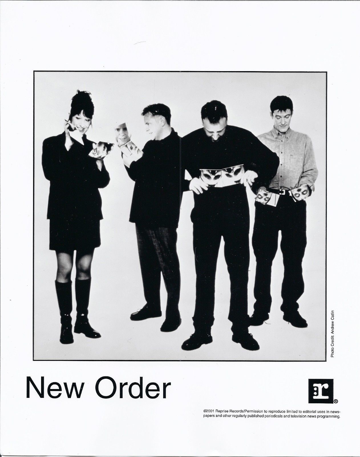 vinyloid:  New Order - Reprise Publicity Kit 