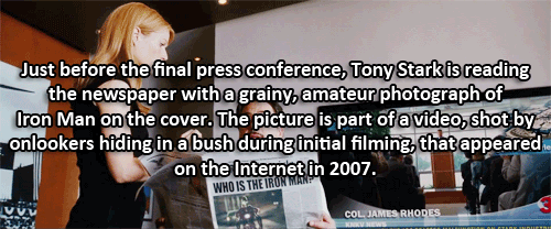 tonystahp:  avengetheangels: Iron Man Trivia Part 1/Part 2 click on pictures to