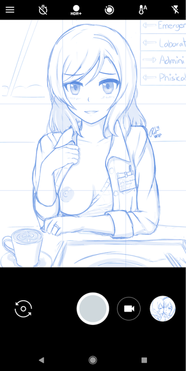 A small sketch I posted on Twitter a few days ago but forgot to post here as well. Still trying my hands on humans. I kinda like how it turned out, maybe one day I’ll finish it?It’s how I picture Maki some years after the events in Love Live!, she’s