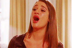 marinaslifex:Rachel Berry + singing the fuck out of the song.