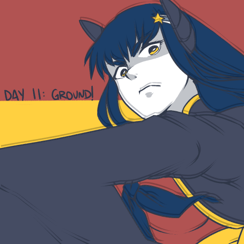 shunao:  [favourite ground type pokemon: garchomp] // (yes, it looks like satsuki from KLK for reasons) 
