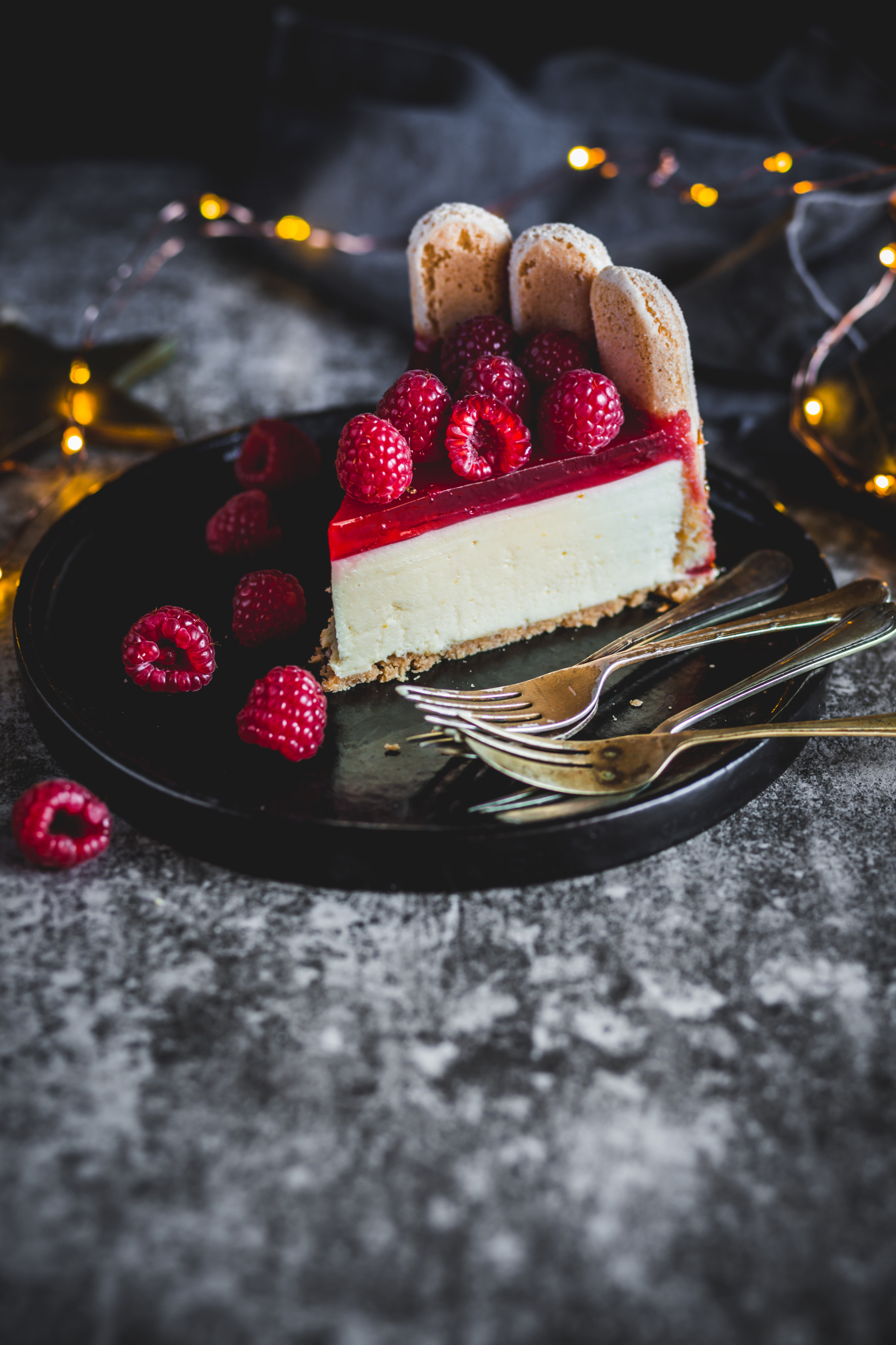 Limoncello Raspberry Mousse Cake ⁠ | The Kate Tin