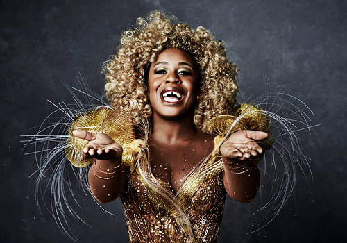kimreesesdaughter:  celebritiesofcolor:  Uzo Aduba as Glinda in The Wiz Live!  I am so excited! 