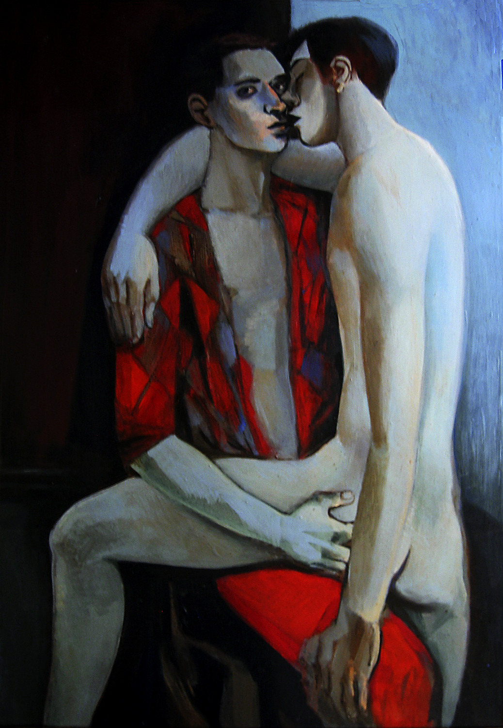   Juliusz MartwySelfportrait with Aleksy  