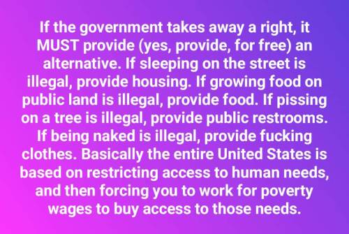 If You're Willing To Spend Tax Money On Hostile Architecture Or Jailing People For Sleeping Outside,