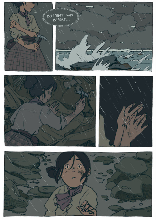 ortiies - Small comic tribute to the palaeontologist Mary Anning,...