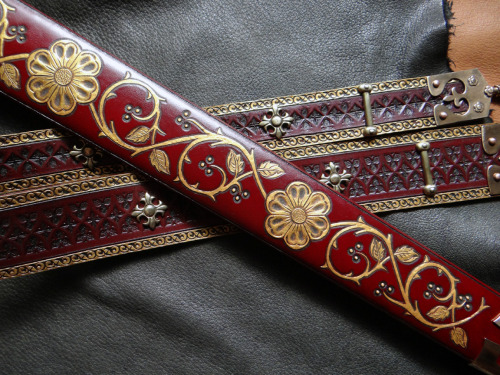 A recently completed ‘Effigy’ style scabbard build for the Albion Baron