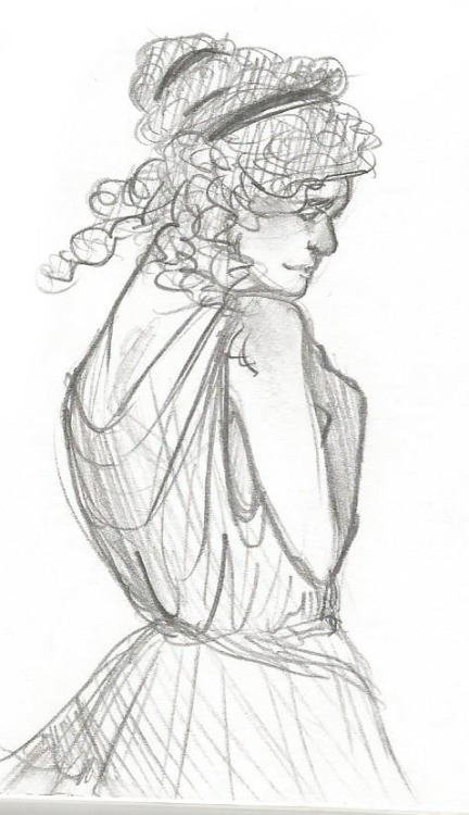 thelittlestcabbage: Here’s a reeeaaally old doodle of Briseis. 