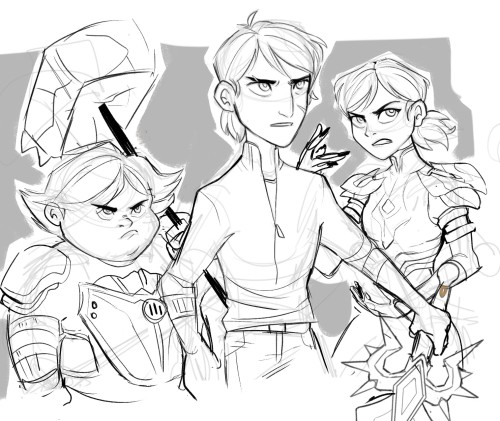arrival-layne: Tales of Arcadia doodles before the mess that was ROTT. 