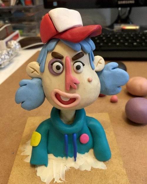 Experimenting and made a little plasticine sculpt!#plasticine #plastilina #characterdesign #sculpt