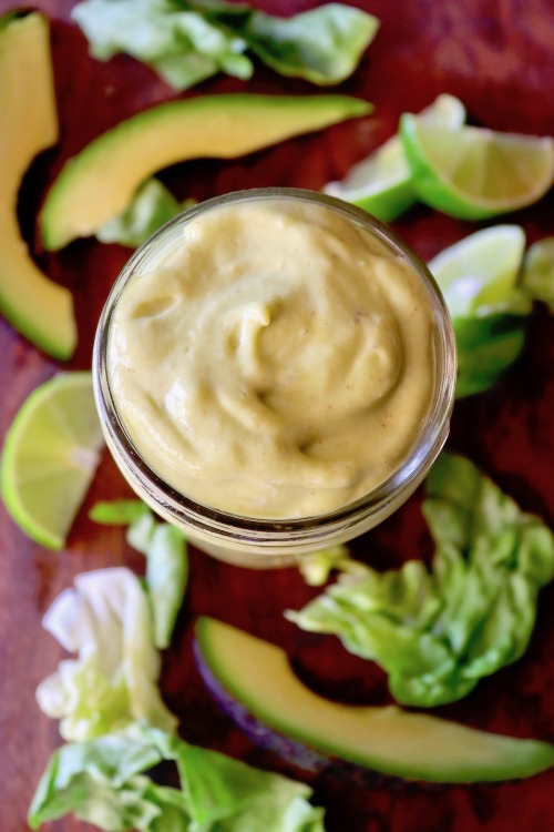 Creamy Avocado Dressing with Lime