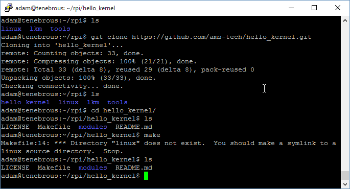 módulo de kernel nfs do linux