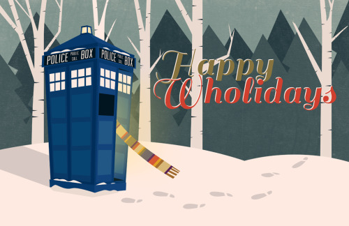 Happy Wholidays everyone! Available @ Society6