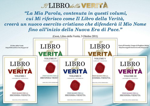 La Madre della Salvezza: Il Libro della Verità è contenuto nella Rivelazione Pubblica June 20, 2019 at 04:00AM
Non dovete mai respingere i tentativi compiuti da Dio per portarvi la Verità. Egli, il Mio Eterno Padre, ama tutti, e questa missione fu...