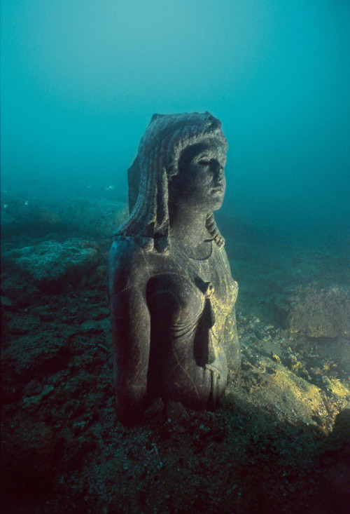 This statue was discovered in the lost city of Thonis-Heracleion, once one of Egypt’s most important