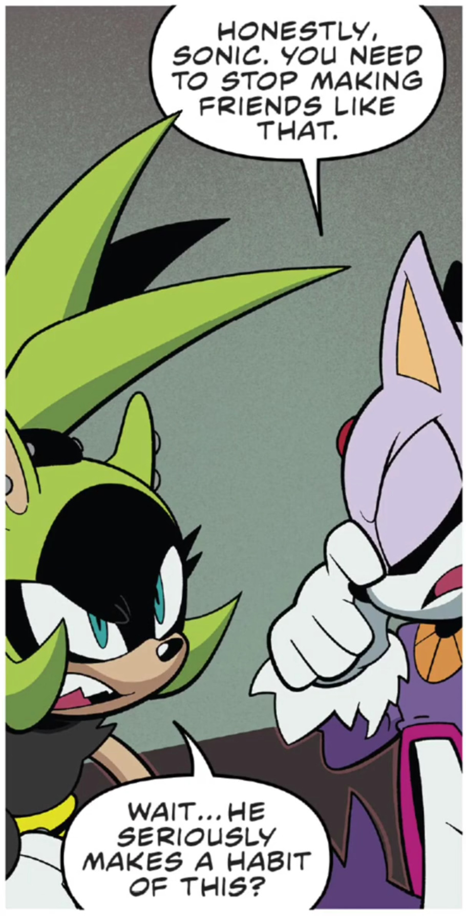 I LOVE That This Is A Completely Normal Way For Sonic To Make Friends, To The Point Where His Buddies