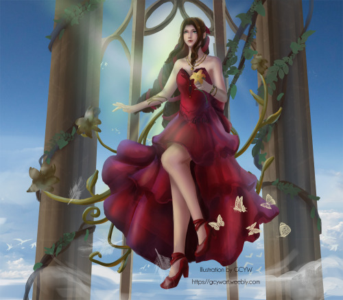 Aerith, please be alive this time.My favorite character in FF7. 