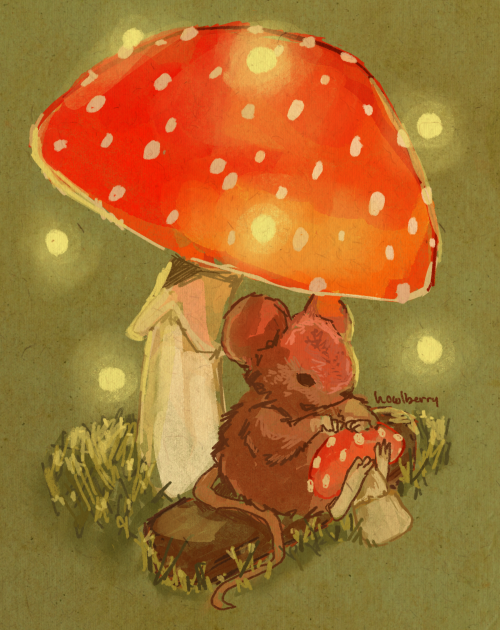 howlberry: A little mouse forager hard at work