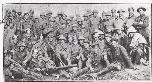 scrapironflotilla:Men of the 1st Auckland Infantry Battalion who were unwounded after the Somme. Som