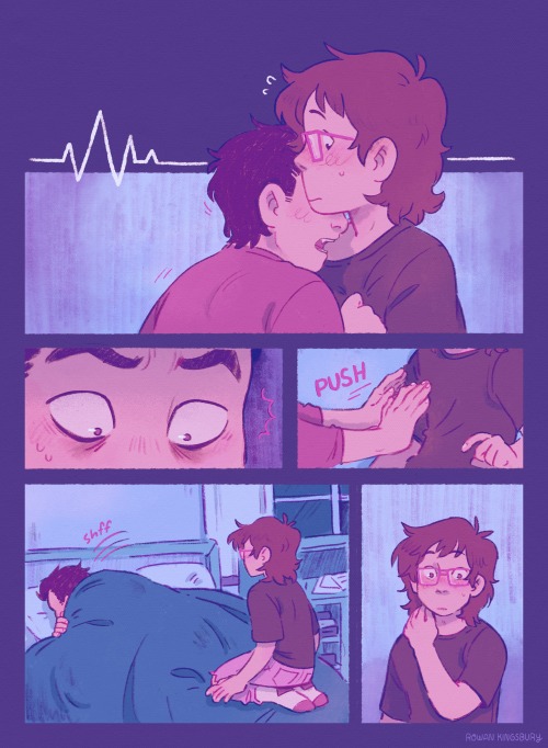 rowansugar:I adapted a snippet of my pal @fentonio’s rymin vampire fic into a comic ;) always 