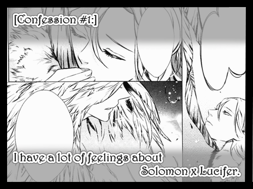 onee-sama:  makaioujiconfessions:  “I have a lot of feelings about Solomon x Lucifer.”