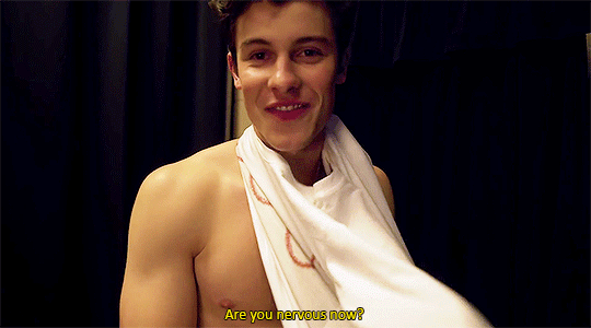 mendes-shawn:  ‘’Can’t fight the nerves, man.’‘