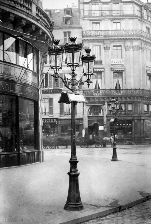 elegant-classics:   Charles Marville Avenue de l’Opéra Paris 1875s  