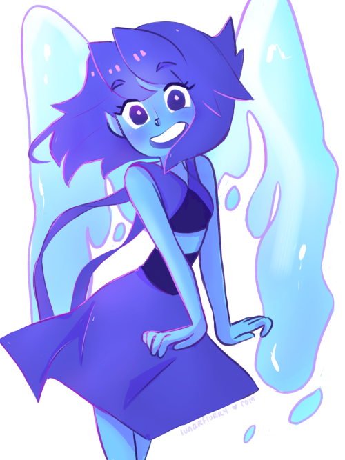 lunarflurry:Finished Miss Lapis Lazuli <3