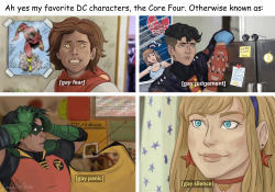 DC's Core Four on Tumblr