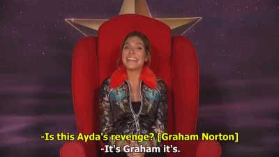 Robbie Williams in The Graham Norton Show [x]  