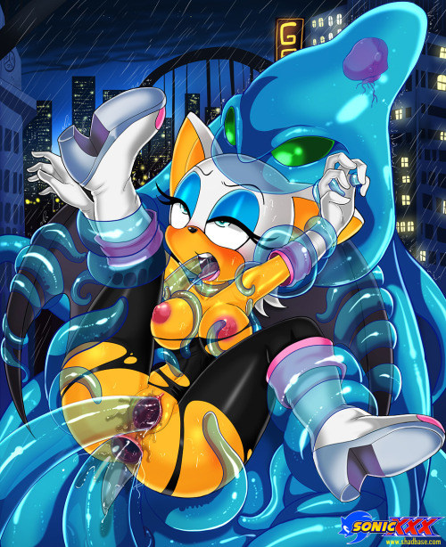 therealshadman:  Rouge The Bat Vs ChaosPart of the Sonic XXX series I did a while back over on Shadbase, go see more of Rouge and friends there.