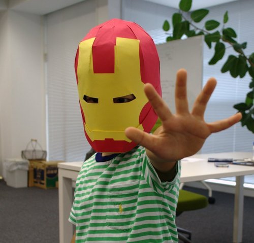 Shojaku S Blog ハロウィンの子供の衣装にオススメ ヒーロー立体マスクの作り方を公開中 Shojaku S Blog ハロウィンの子供の衣装にオススメ ヒーロー立体マスクの作り方を公開中