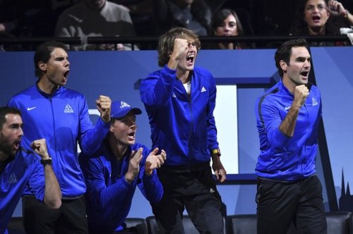 rfederer2:  Team Europe 💪  they are the cutest buddies