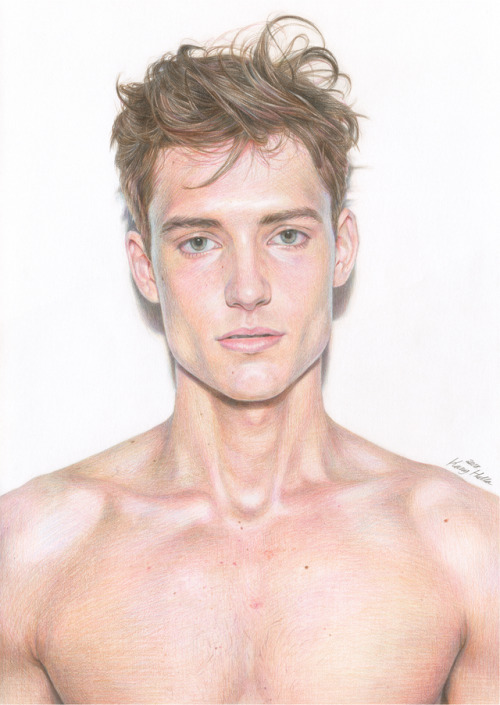 Florian LugerColored pencilby Halla Kang
