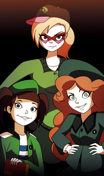 mast3r-rainb0w:  [C] ‘DCAU’ Style: The Sixpence Scouts (OCs) by Mast3r-Rainb0w A commission I made f