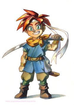 pembrokewkorgi: potatofarmgirl:  Drew this awhile ago.  Chrono Trigger characters.  Apologies to Akira Toriyama.  So awesome! 