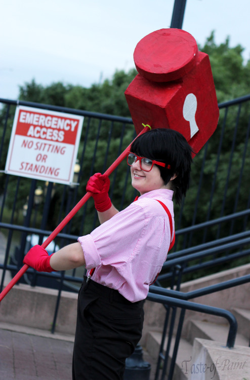 reversingrhymes as crockerteir!John from Homestuck Photographer